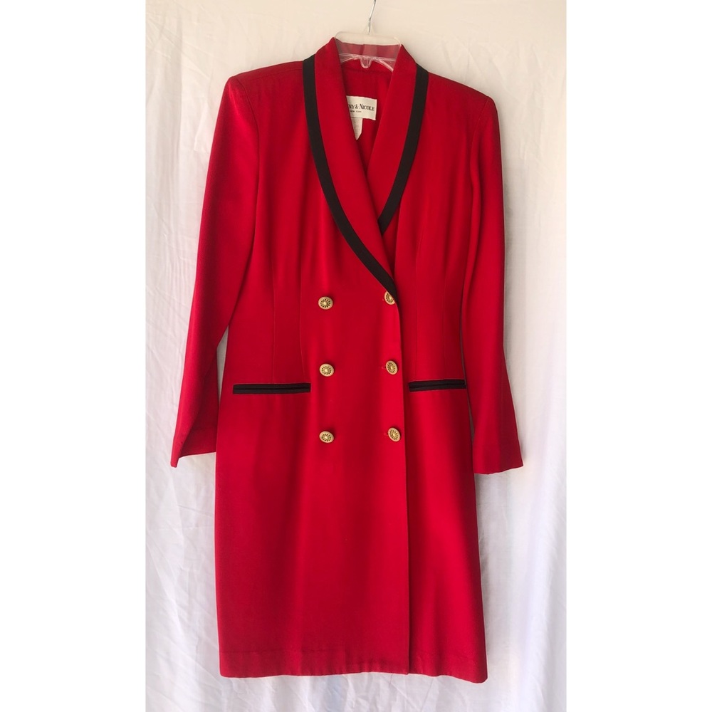 {VINTAGE} Danny & Nicole Double Breasted Dress